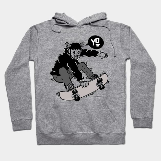 SKATE AN DESTROY Hoodie by depank